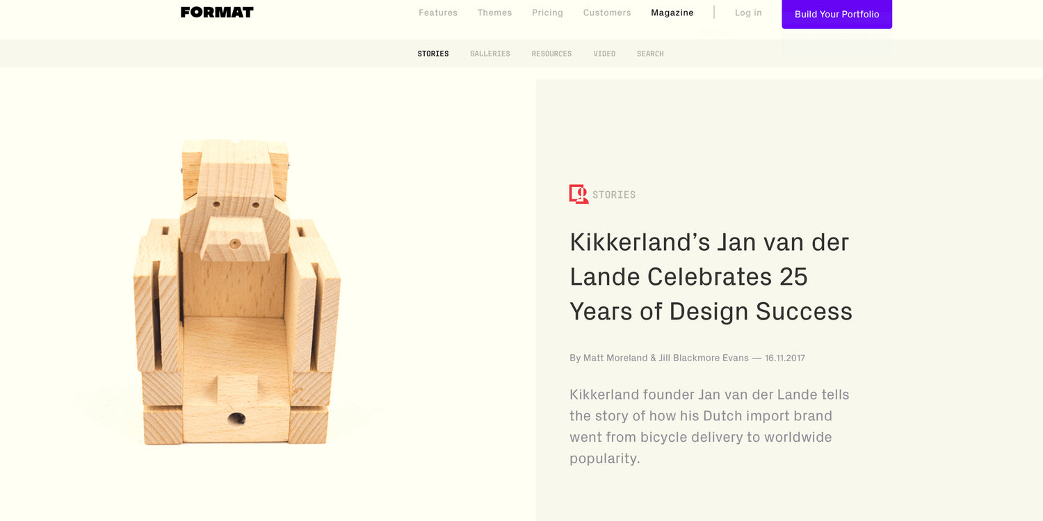 Format interview with Jan van der Lande