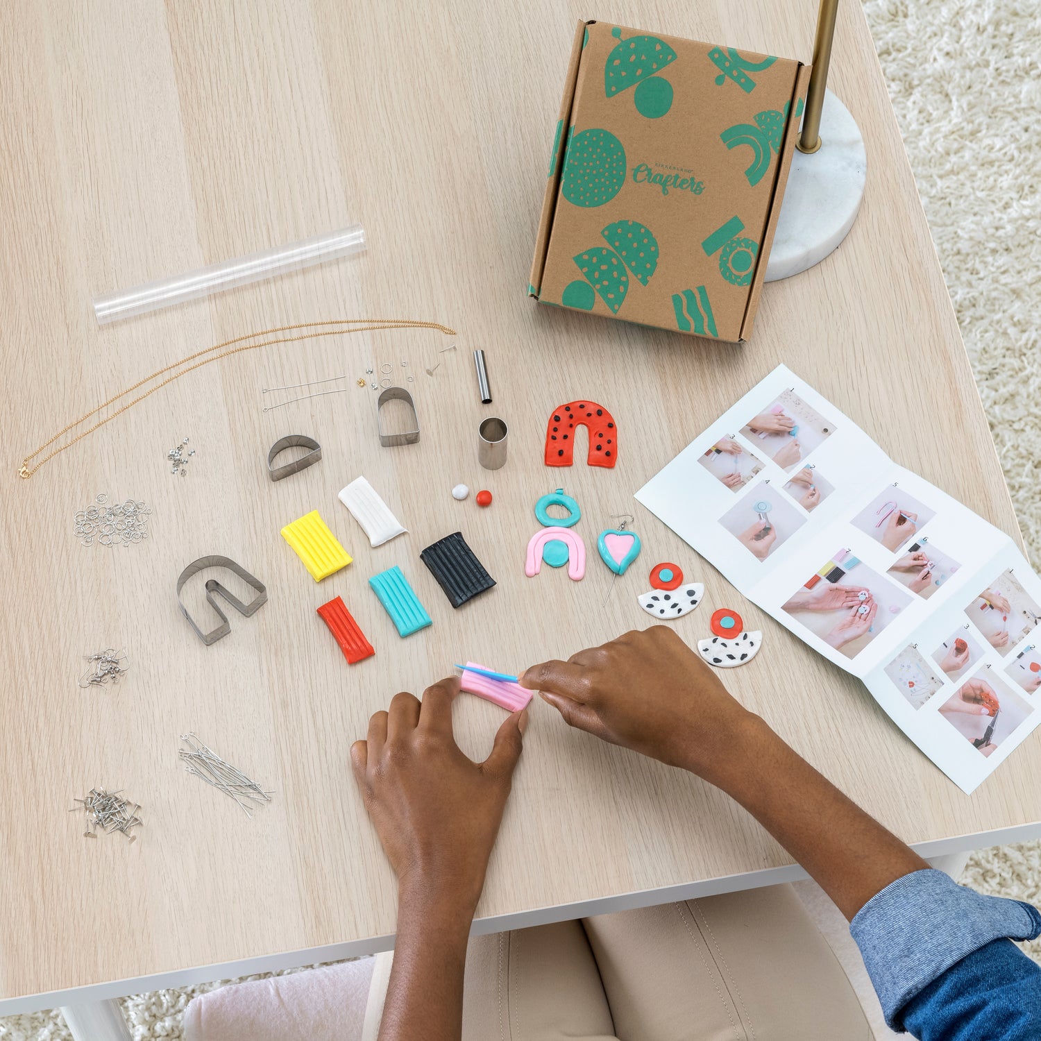 Crafters klei sieradenset