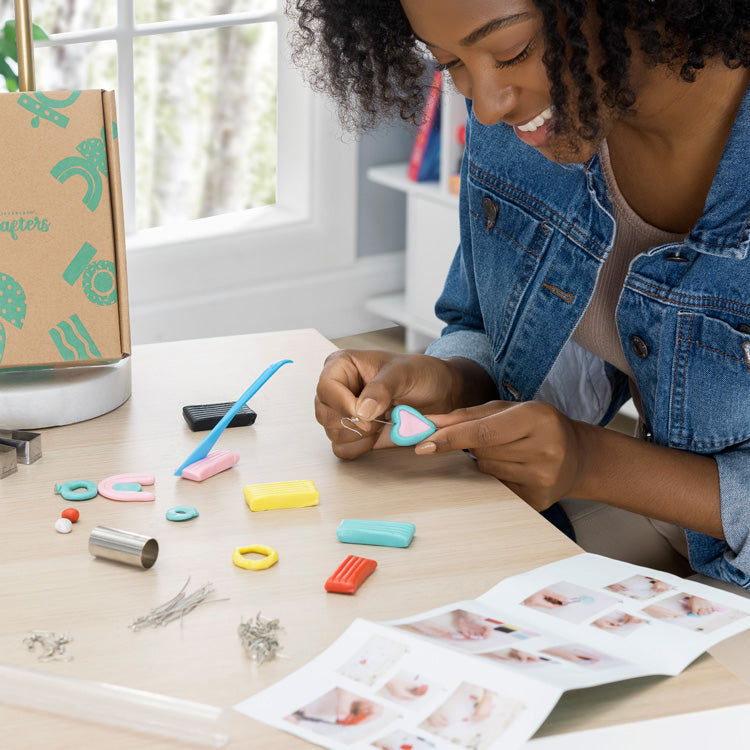 Crafters klei sieradenset