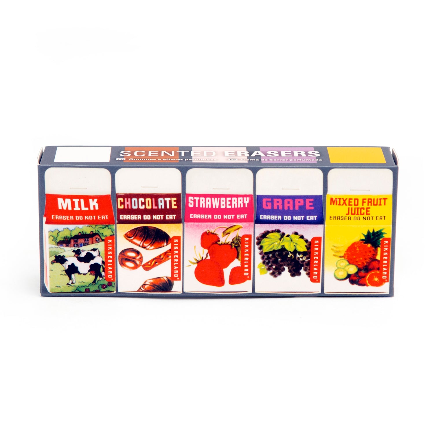 Milk Carton Scented Erasers