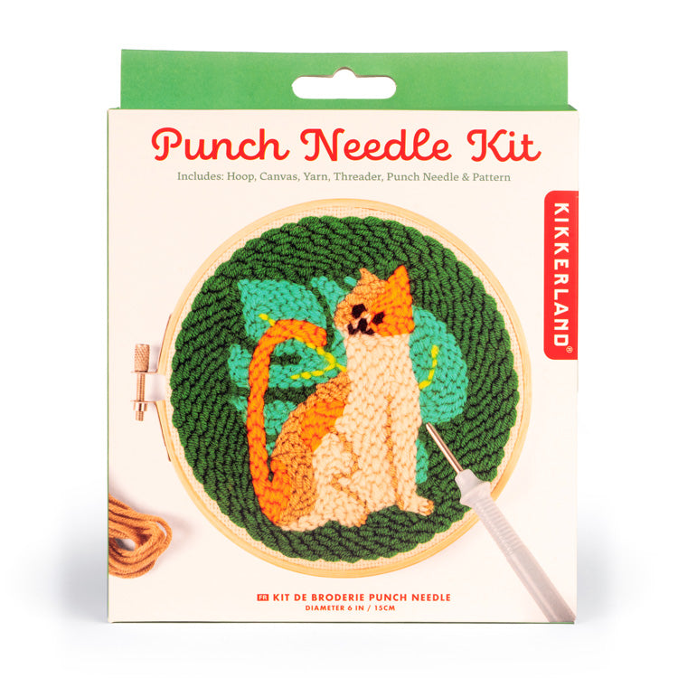 Cat Punch Needle Kit
