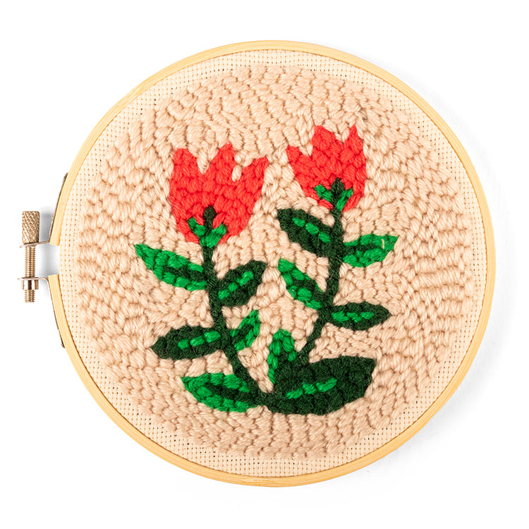 Tulips Punch Needle Kit